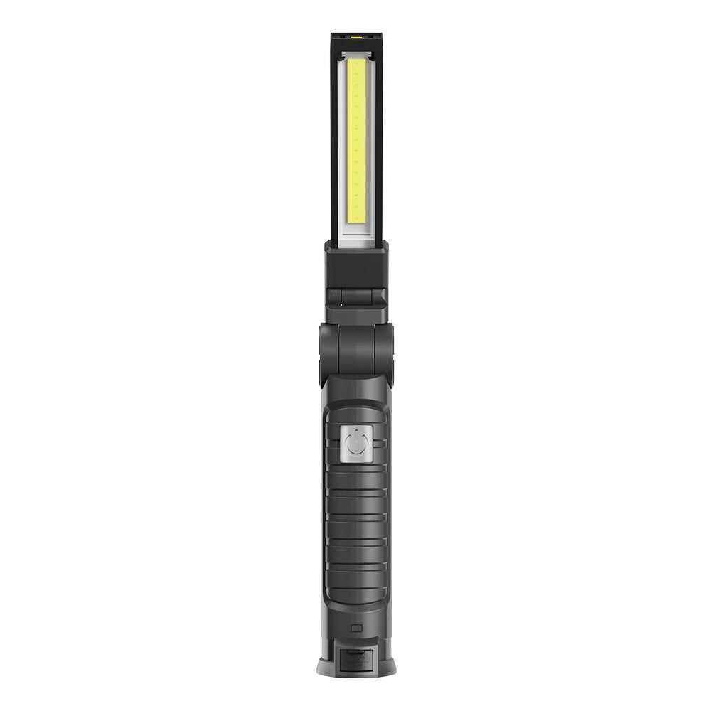 Lámpara De Taller Savio Fl-03 Cob Led 3w Recargable, Usb-C, 150 Lm, Cabezal Giratorio, Imán