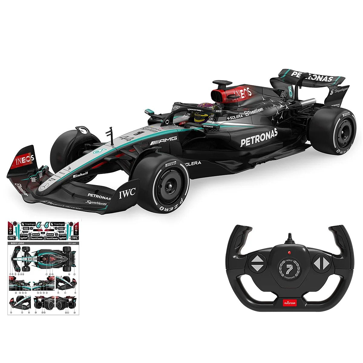 Jamara Mercedes Amg W15 F1 1:12 Performance Negro 2,4ghz