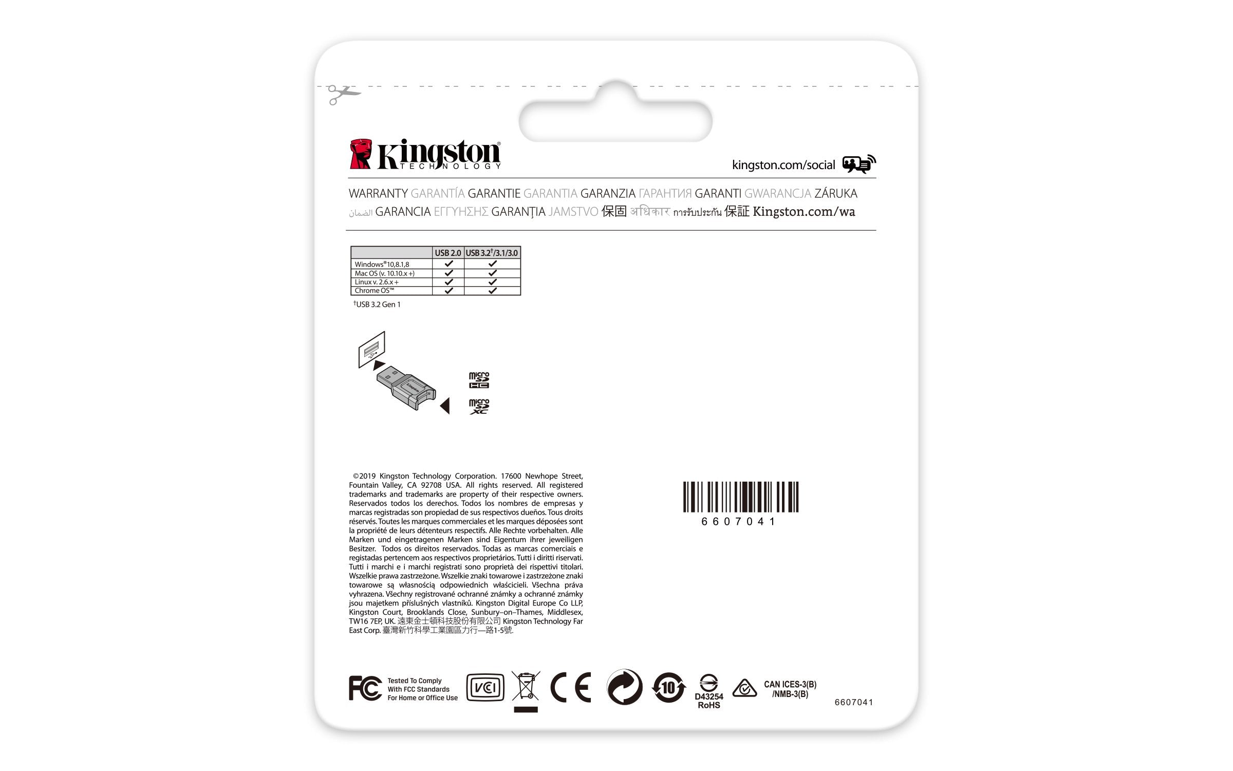 EAN 0740617301816 - Kingston Technology MobileLite Plus lector de tarjeta USB 3.2 Gen 1 (3.1 Gen 1) Type-A Negro imagen 4