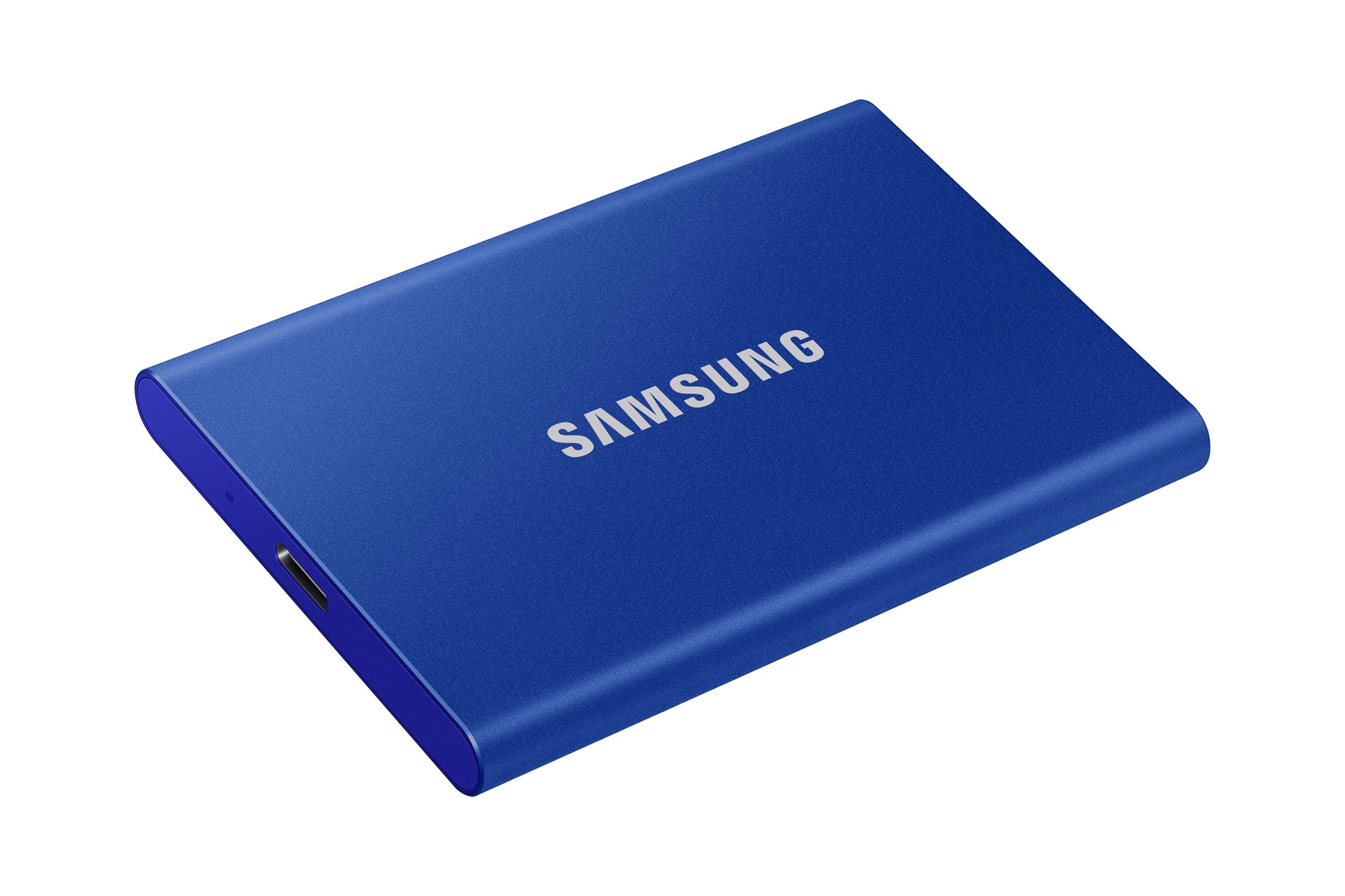 Disco Externo Ssd Samsung 2tb Portable T7 Usb3.2 Gen.2 Indigo Blue