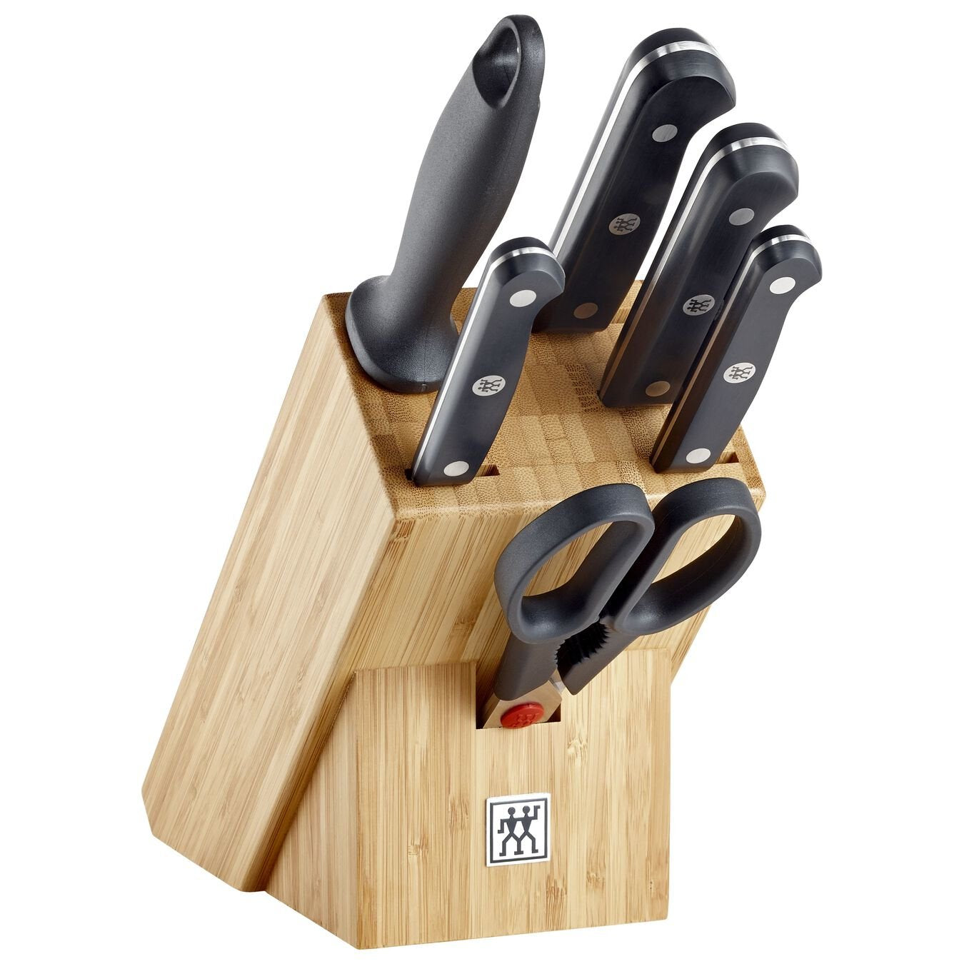 Zwilling 36131-002-0 Gourmet Messerblock, Bambus, 7-Tlg.