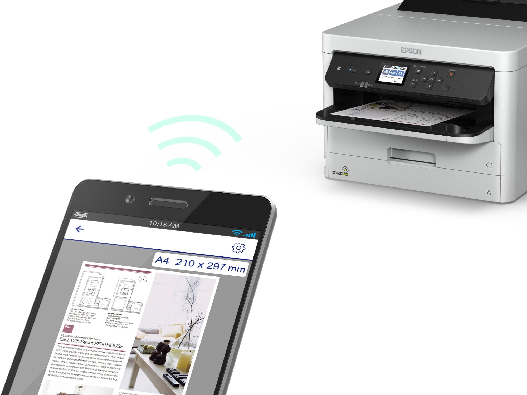 Epson Workforce Pro Wf-C529rdw Din A4 4 Farben Pcl Ps3 ''Rips''