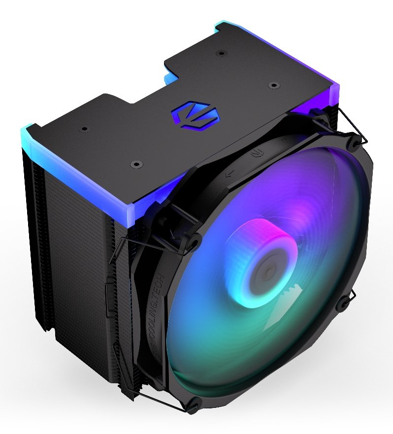 Endorfy Fortis 5 Argb Black, Disipador De Cpu Negro, 140 Mm Ey3a014