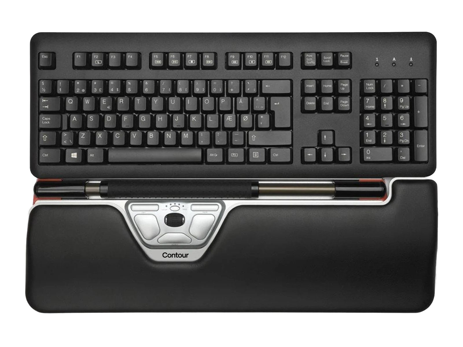 EAN 0743870006740 - Contour Design Red Plus palmsupport Extended descansa muñecas Negro, Plata imagen 4