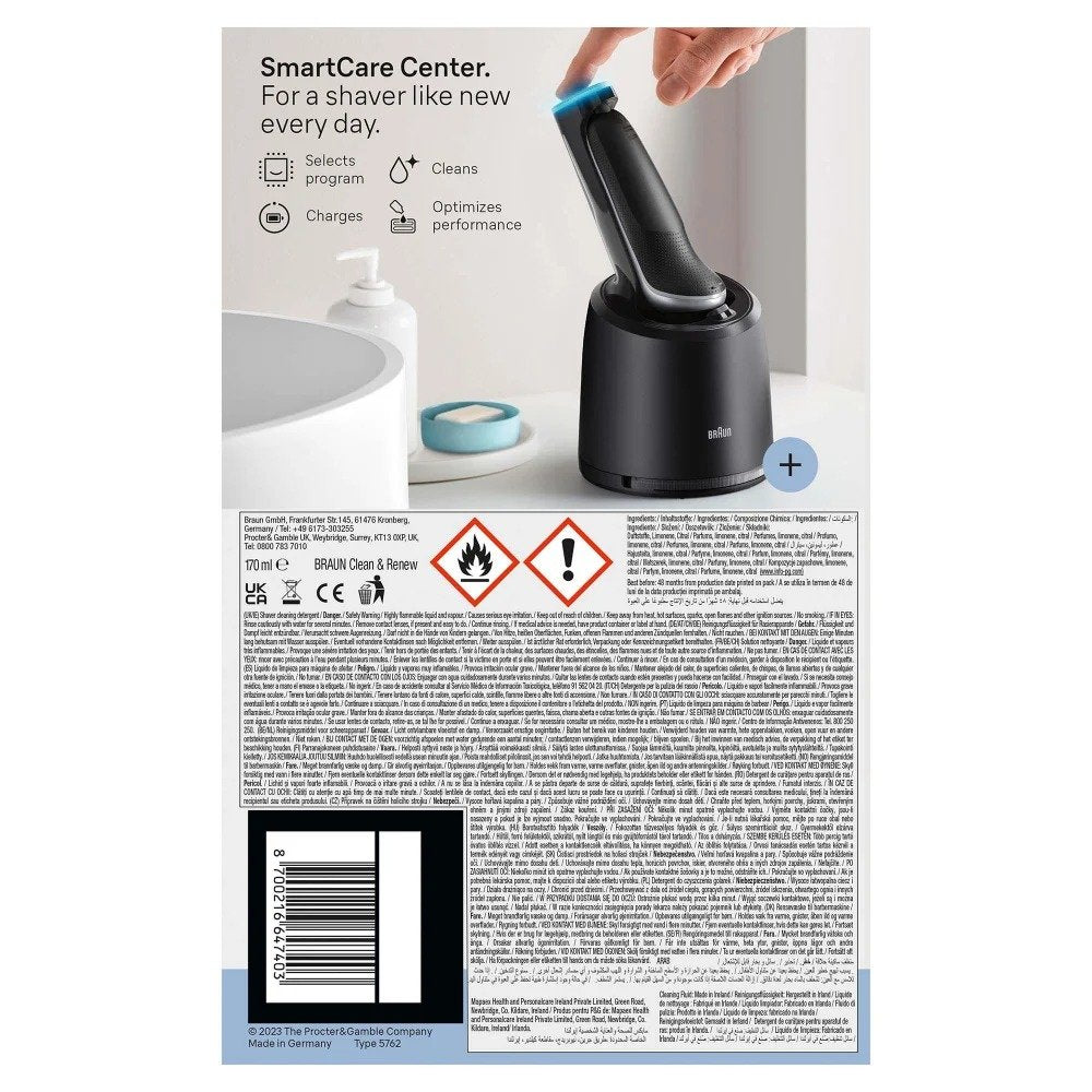 EAN 8700216647403 - Braun Series 6 62-S7650cc Máquina de afeitar de láminas Recortadora Plata imagen 5