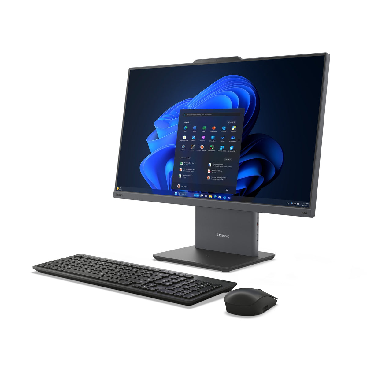 EAN 0199273407187 - Lenovo ThinkCentre neo 50a 24 Gen 5 Intel Core 5 210H 60,5 cm (23.8") 1920 x 1080 Pixeles PC todo en uno imagen 2