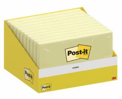 EAN 3134375014168 - Post-It 6830-CY-W10 nota autoadhesiva Rectángulo Amarillo 100 hojas Autoadhesivo imagen 1