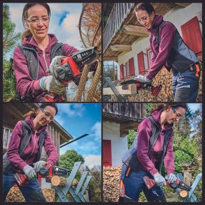 Einhell Ge-Ps 18/15 Li Bl-Solo, 4600040, Serrucho Podador Negro/Rojo