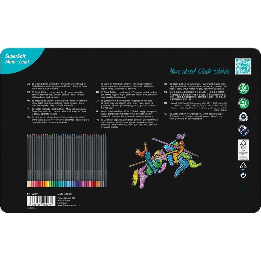 EAN 4005401164371 - Faber-Castell 116437 lápiz de color Multicolor 36 pieza(s) imagen 5