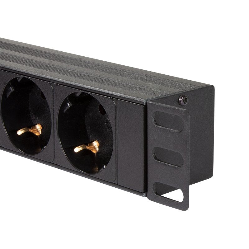 Logilink Pdu8c02 Unidad De Distribución De Energía (Pdu) 1u Negro 8 Salidas Ac