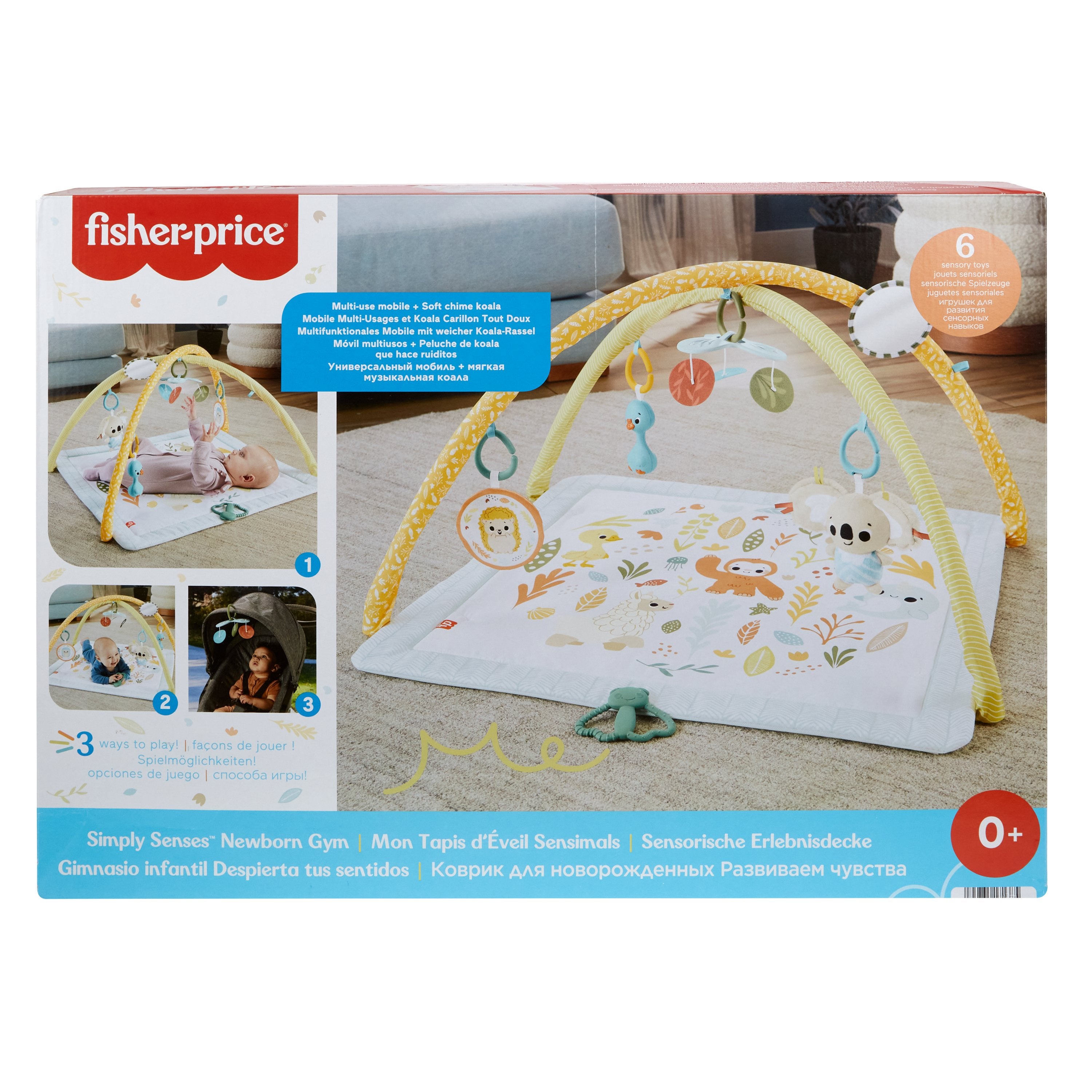 EAN 0194735171385 - Fisher-Price Sensimals HRB15 gimnasio para bebé y tapete de juego Tela, Plástico Multicolor Gimnasio para imagen 6