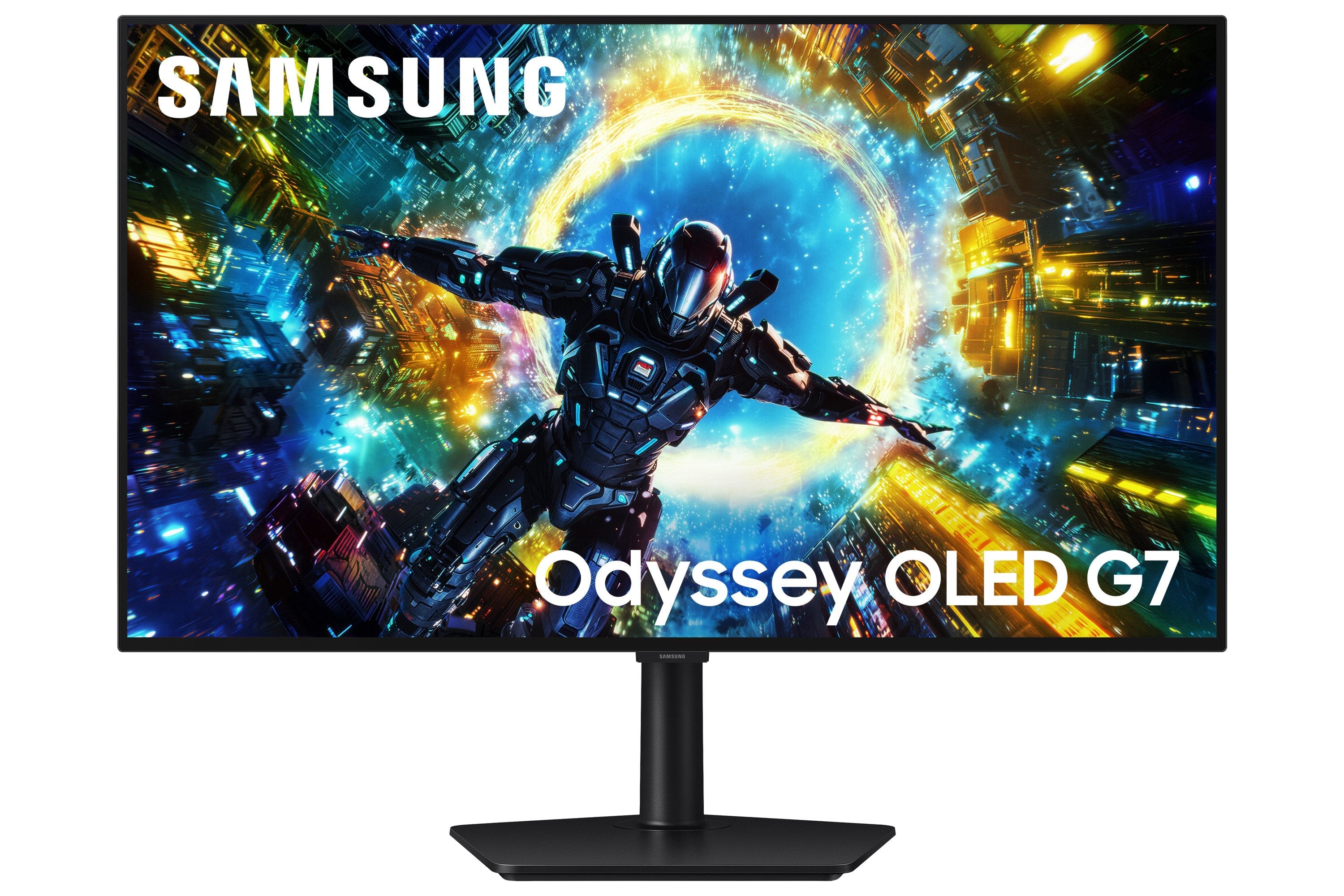 Monitor Samsung (32") 3840 X 2160 Pixel Ls32hg732suxen 16:9 4k Ultra Hd Oled 0,03 Ms 330 Hz Hdr Displayport Hdmi Pivot Height Vesa
