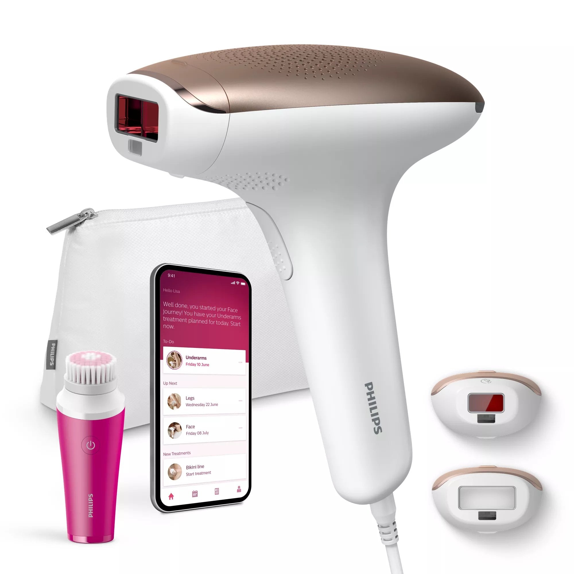 EAN 8720689017244 - Philips Lumea Advanced BRI924/00 depiladora de luz pulsada Luz pulsada intensa (IPL) Rosa, Blanco imagen 1