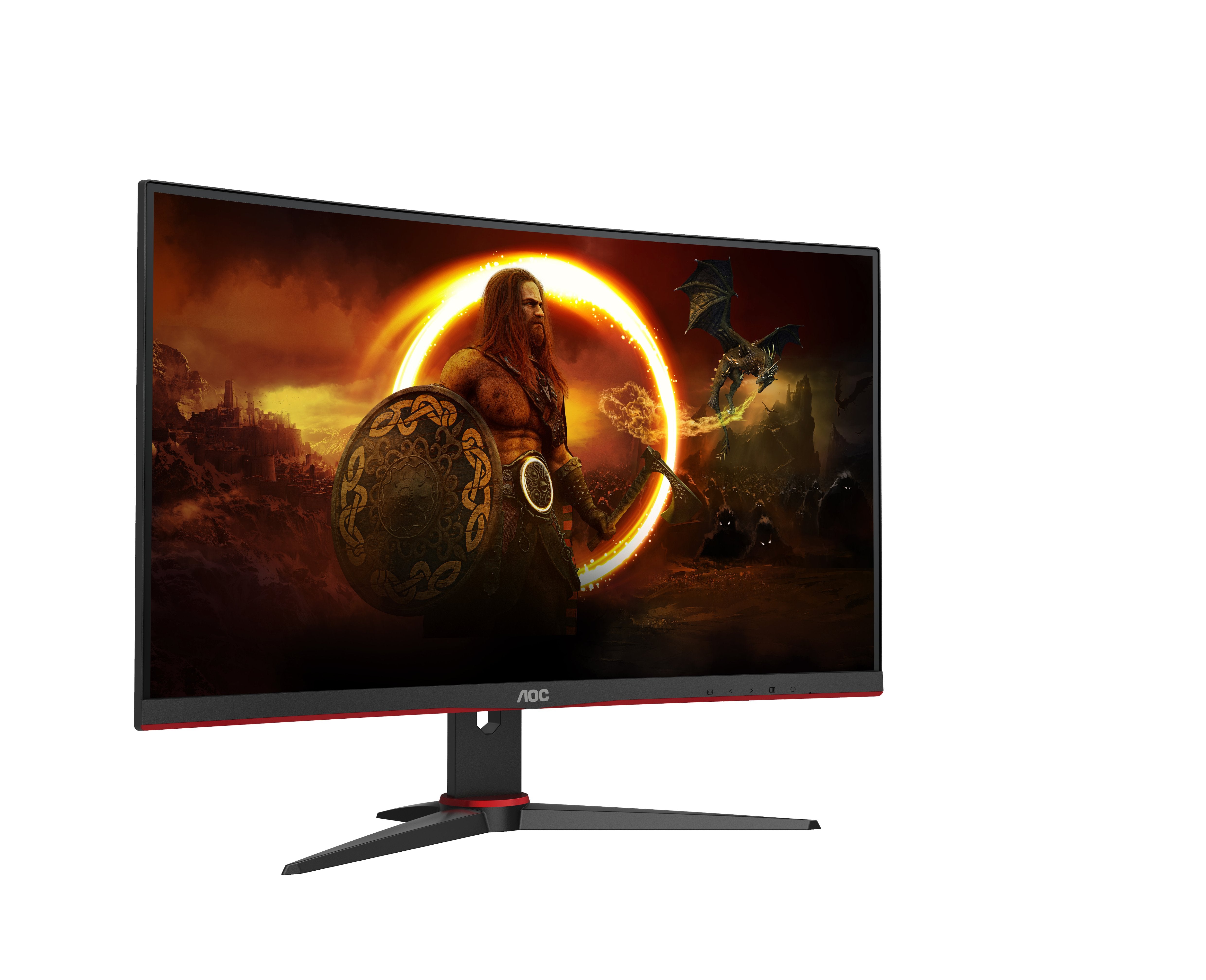 EAN 4038986181273 - AOC G2 CQ27G2SE/BK pantalla para PC 68,6 cm (27") 2560 x 1440 Pixeles Quad HD LCD Negro, Rojo imagen 7