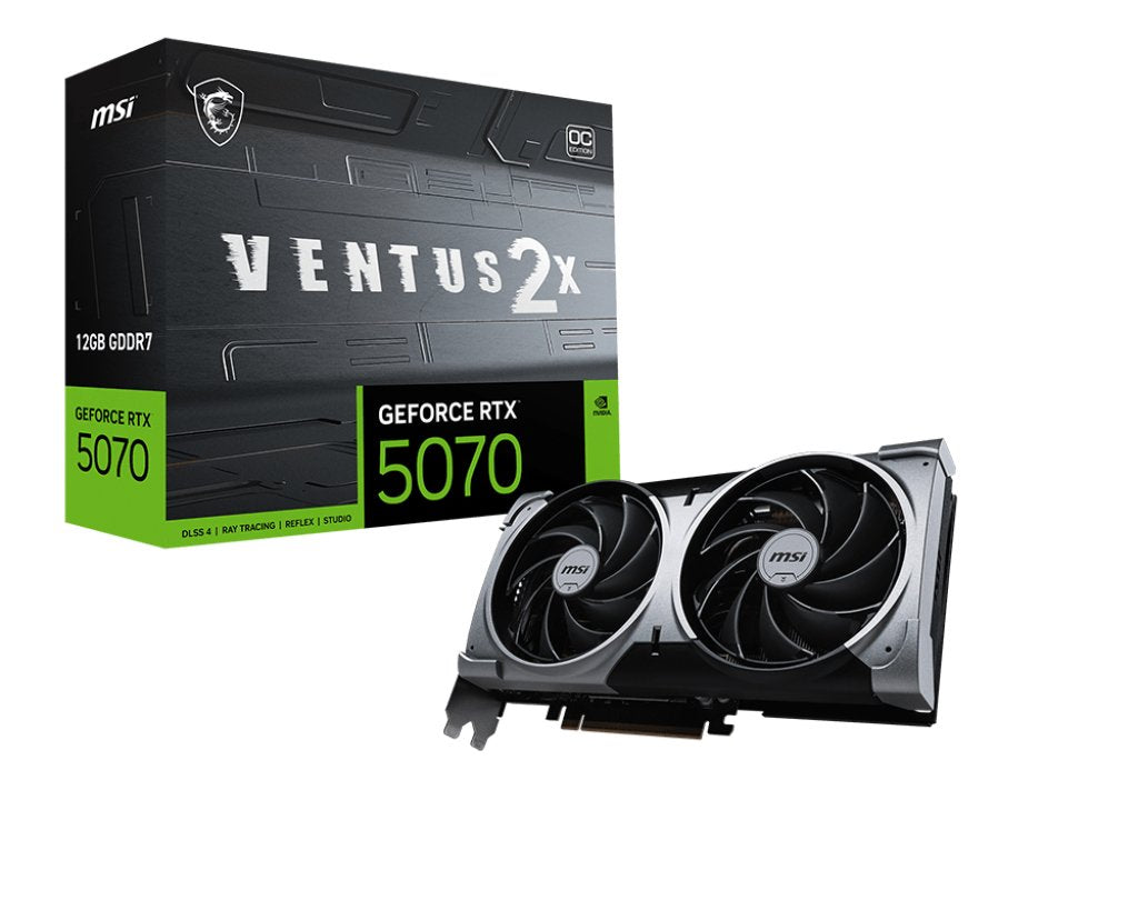 EAN 4711377308229 - MSI GeForce RTX 5070 12G VENTUS 2X OC NVIDIA 12 GB GDDR7 imagen 1