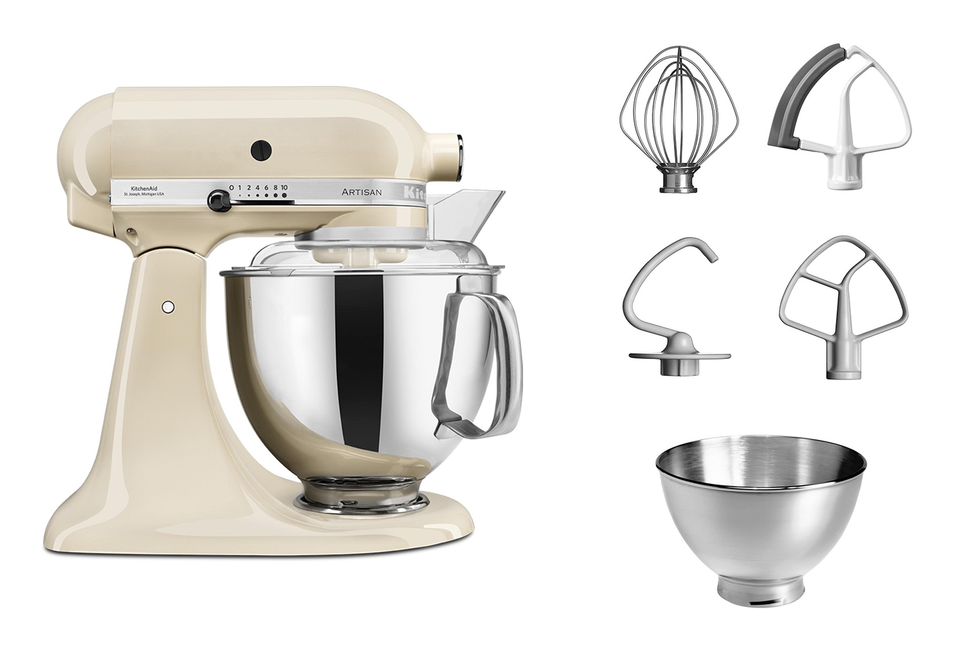 Kitchenaid Artisan Robot De Cocina 4,8 L Crema De Color 300 W