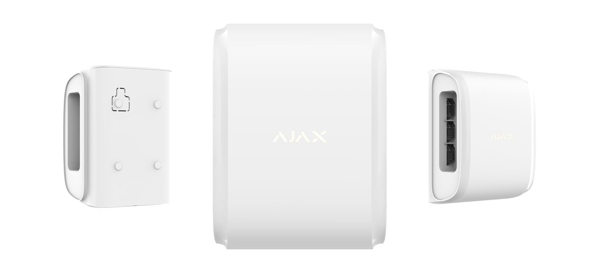 Ajax Dualcurtain-Outdoor-Wh Ajax Dualcurtain Outdoor. Detector Pir Exterior De Cortina Dual Inalámbrico. Color Blanco