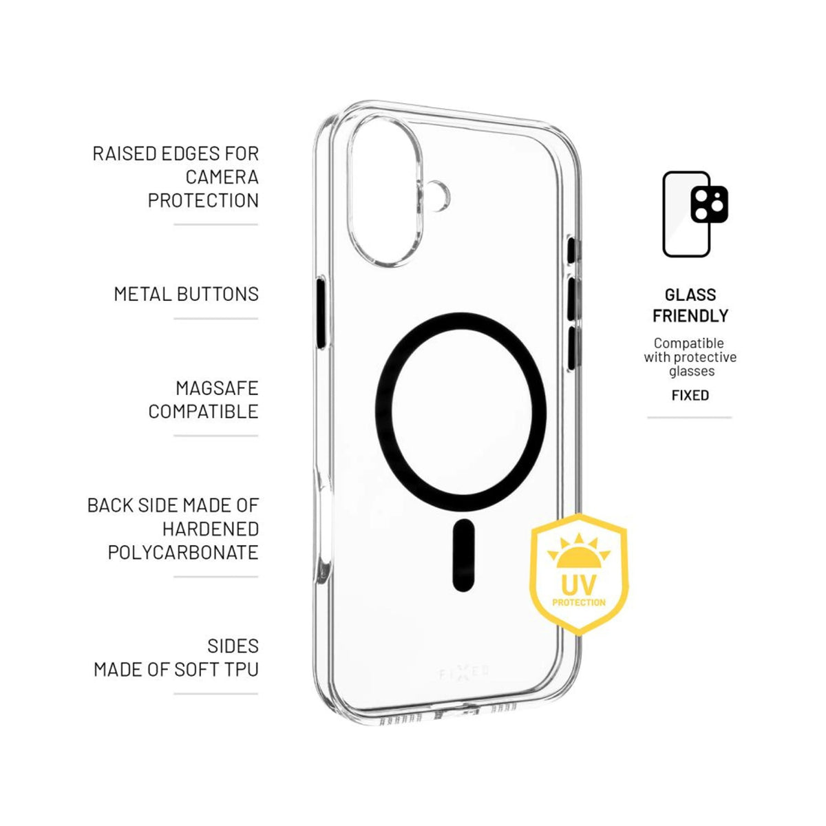 EAN 8591680168330 - FIXED MagPurity funda para teléfono móvil 17 cm (6.7") Transparente imagen 2