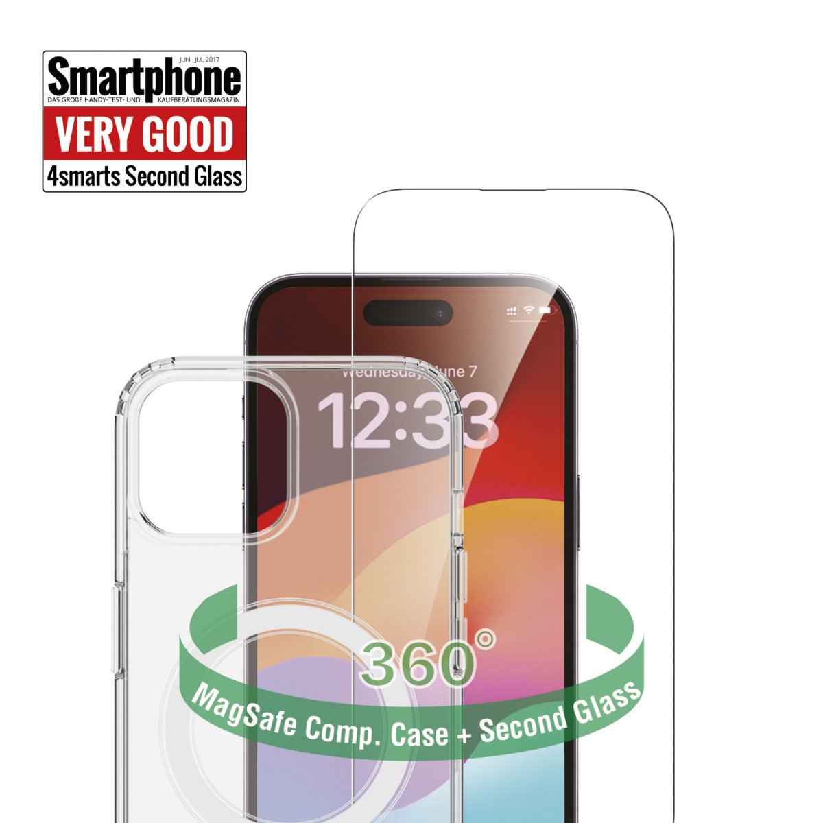 Funda 4smarts 540606 Para Iphone 15 Plus 17 Cm (6.7") Carcasa Rígida Transparente