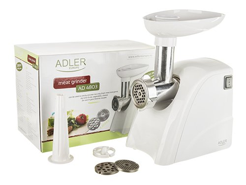 EAN 5908256832060 - Adler AD 4803 picadora 800 W Acero inoxidable, Blanco imagen 5
