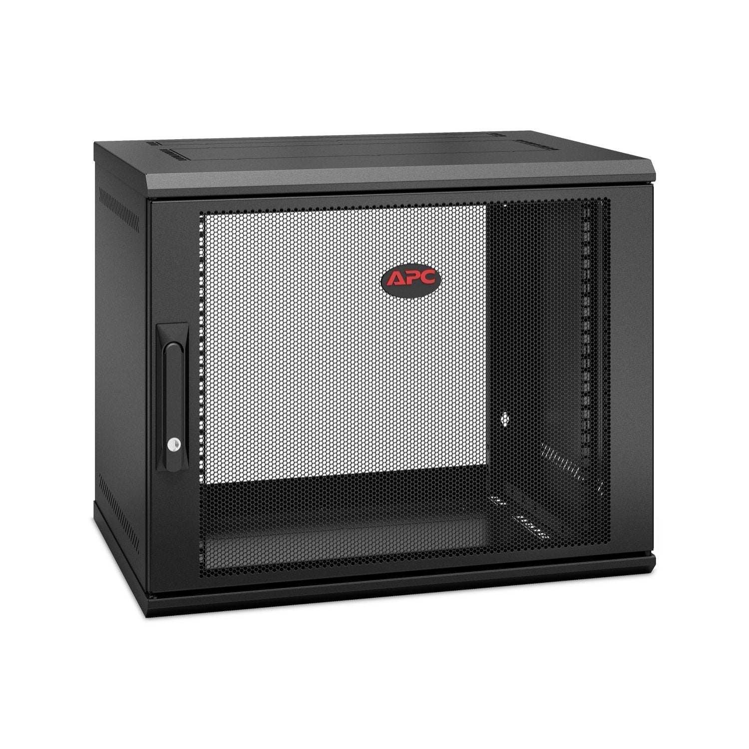 Apc Netshelter Wx 9u Single Hinged Wall-Mount Enclosure 400mm Deep. Bastidor De Pared Negro