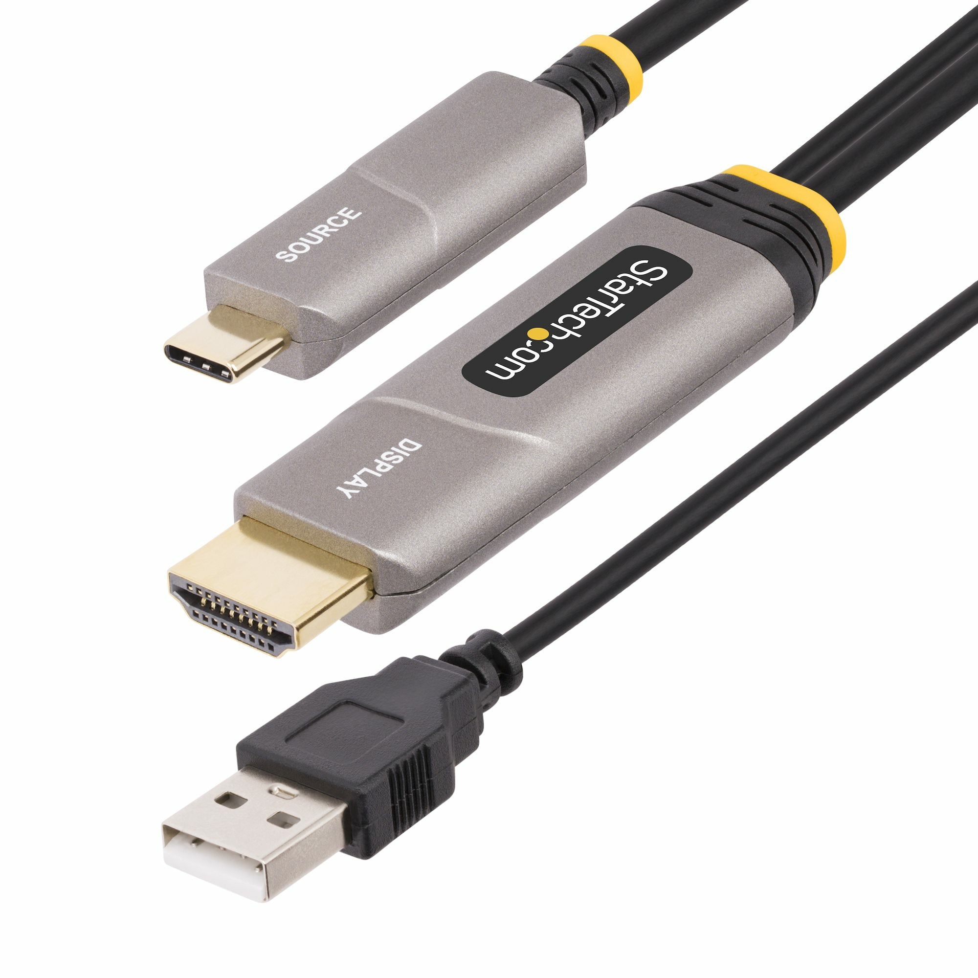 EAN 65030898201 - StarTech.com 145B-USBC-HDMI4K-AOC adaptador de cable de vídeo HDMI tipo A (Estándar) Negro imagen 1