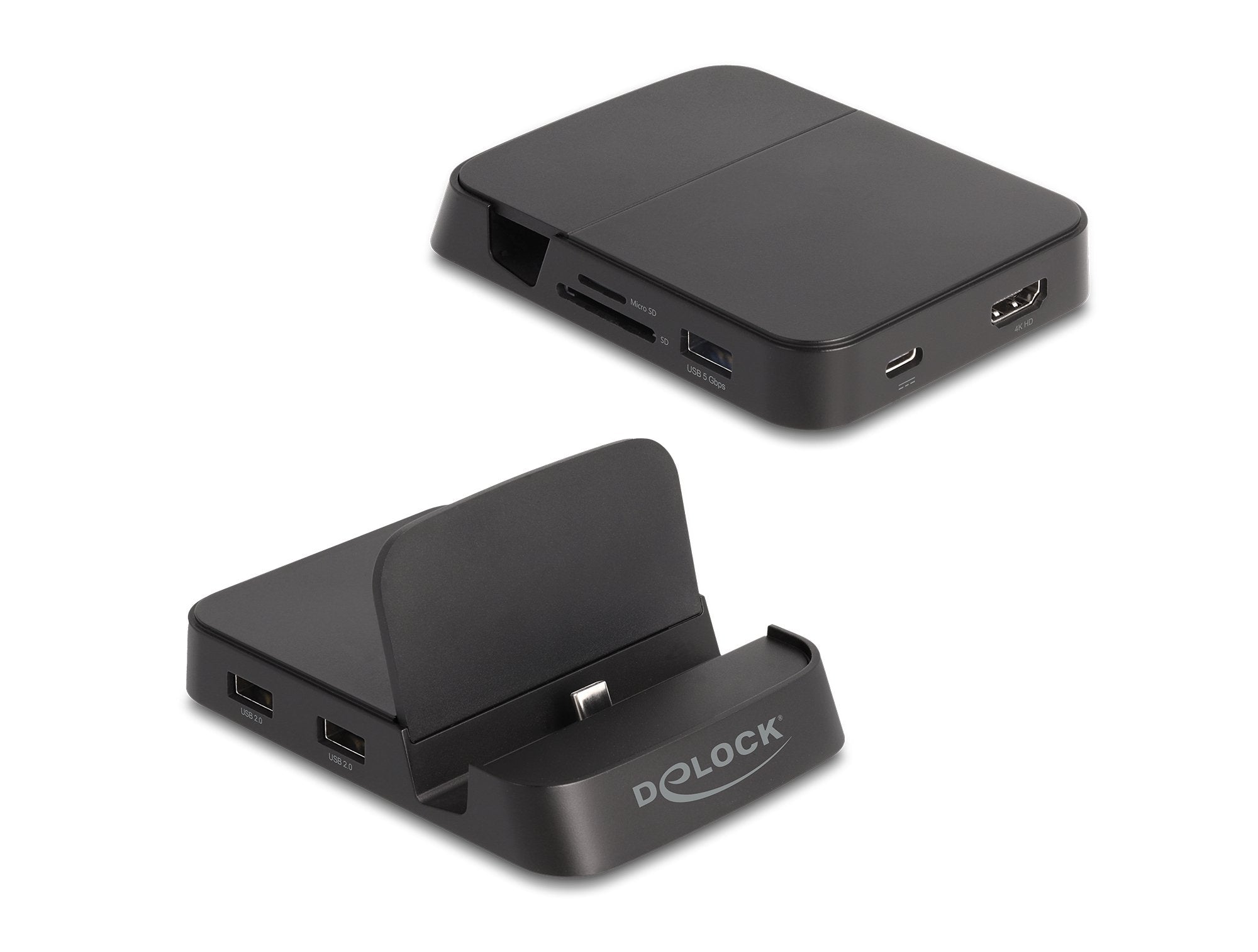 Delock Smartphone Dockingstation 4k Con Integrierter Halterung