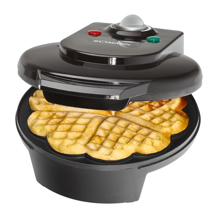 EAN 4004470501810 - Bomann WA 5018 CB 1 barquillo(s) 1200 W Negro imagen 4