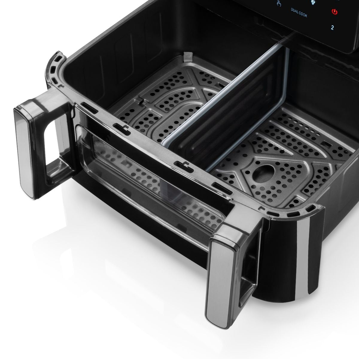 EAN 5608475038693 - Haeger AF-D10.010A freidora Doble 10 L Independiente 2600 W Freidora de aire caliente Negro imagen 4