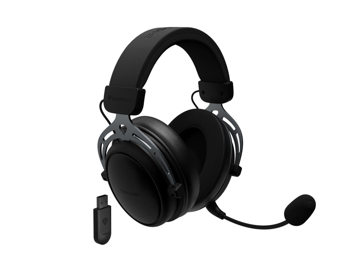 Natec Genesis Wireless Headset Toron 706 With Micrófono Black