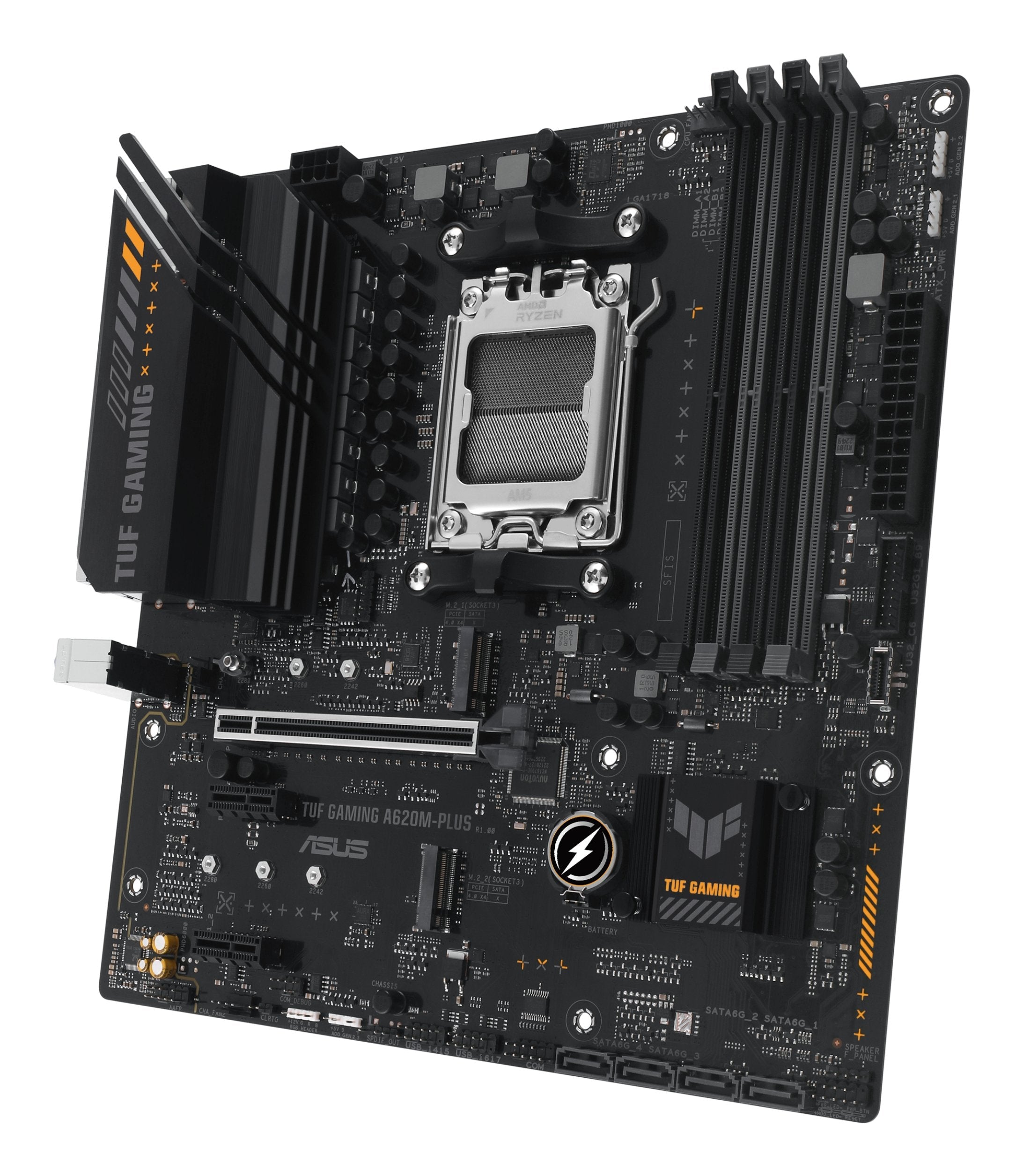 Placa Base Asus Tuf Gaming A620m-Plus Amd,Am5,Ddr5,Matx