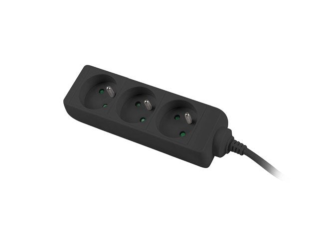 EAN 5901969414813 - Lanberg PS0-03E-0150-BK base múltiple 1,5 m 3 salidas AC Interior Negro imagen 2