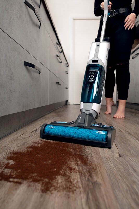 EAN 8590393303632 - Eta Fortis Aspiradora escoba Batería Seca y húmeda HEPA Sin bolsa 0,45 L Azul, Verde, Blanco imagen 16