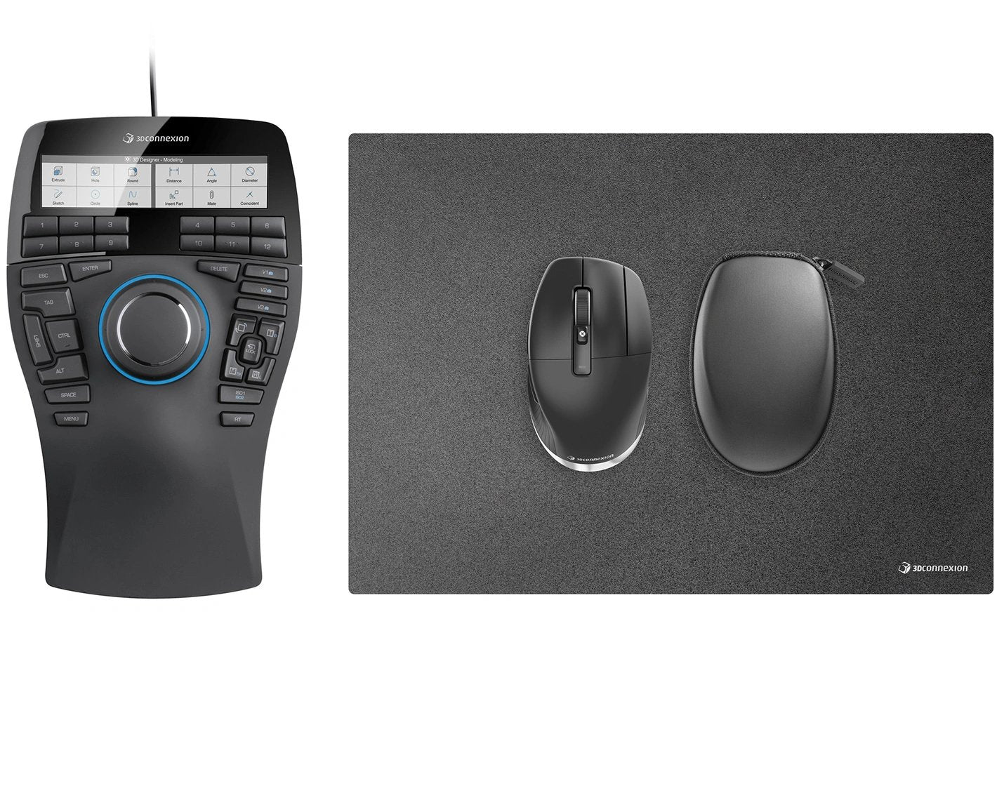 EAN 4260016341641 - 3Dconnexion SpaceMouse Enterprise Kit 2 ratón Oficina Ambidextro RF Wireless + USB Type-A 6DoF imagen 1