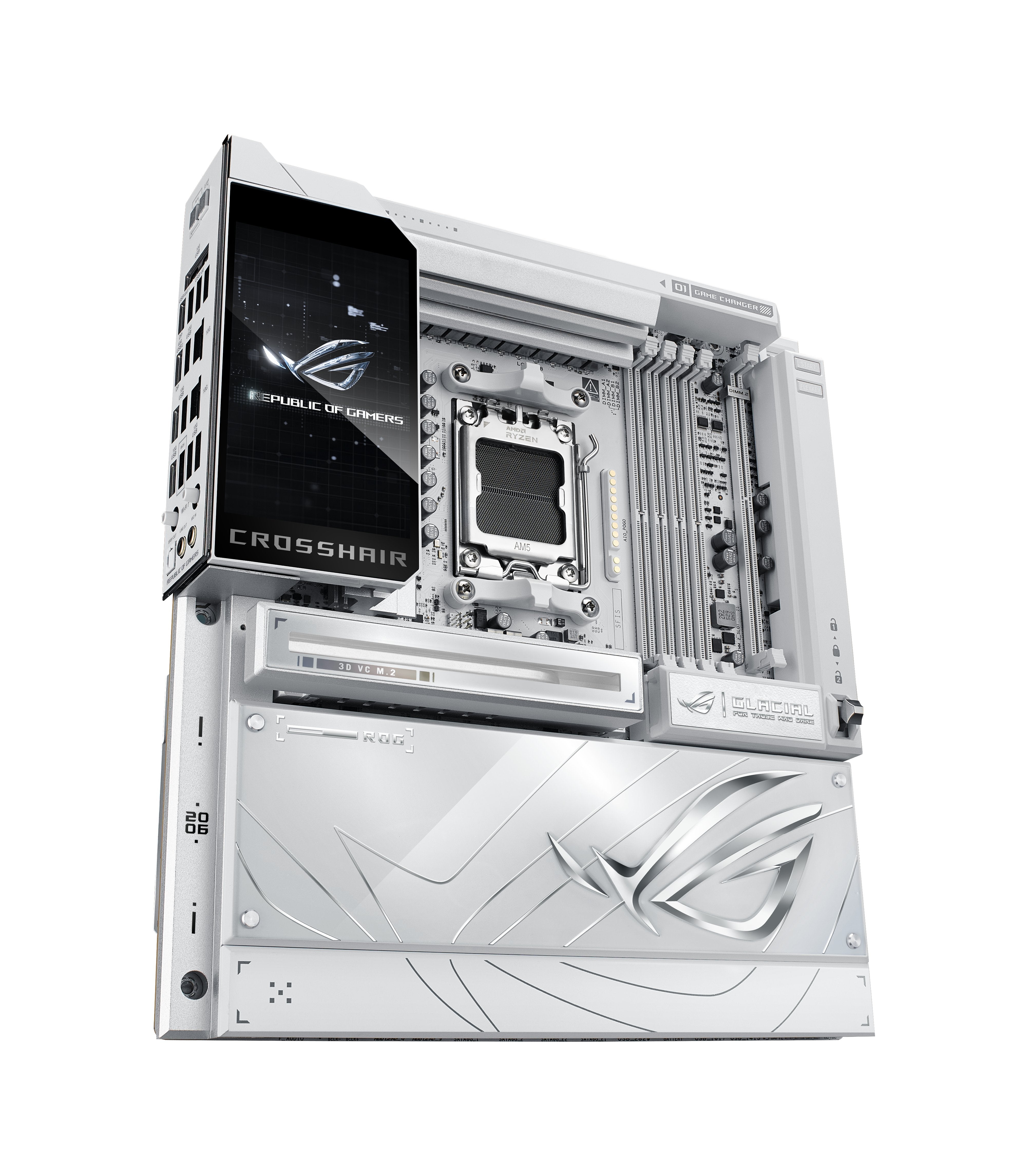 EAN 4711636392044 - ASUS ROG CROSSHAIR X870E GLACIAL AMD X870E Zócalo AM5 ATX extendida imagen 7