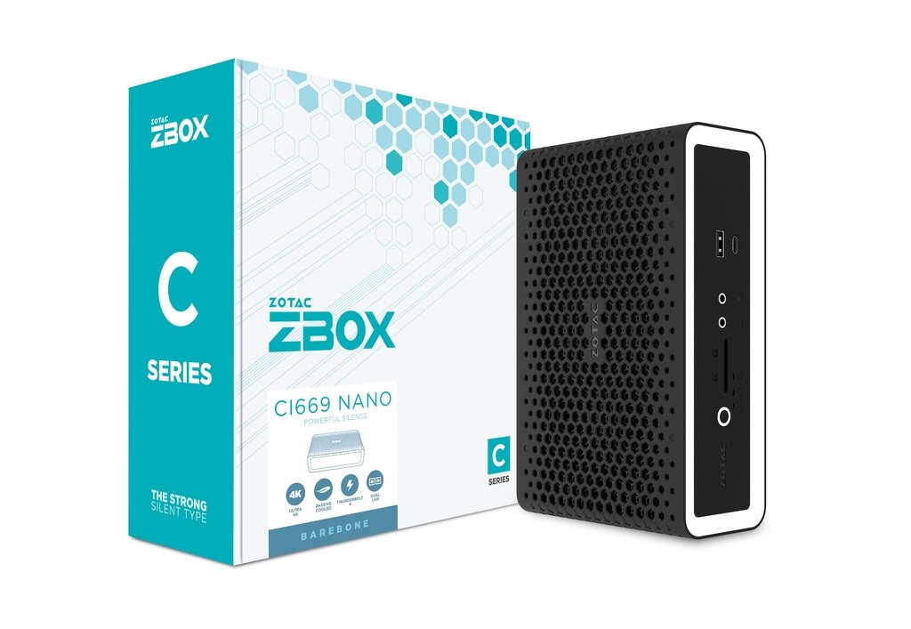 EAN 4895173627583 - Zotac ZBOX CI669 NANO 1,8 l tamaño PC Negro, Blanco i7-1355U Intel® SoC 1,7 GHz imagen 5