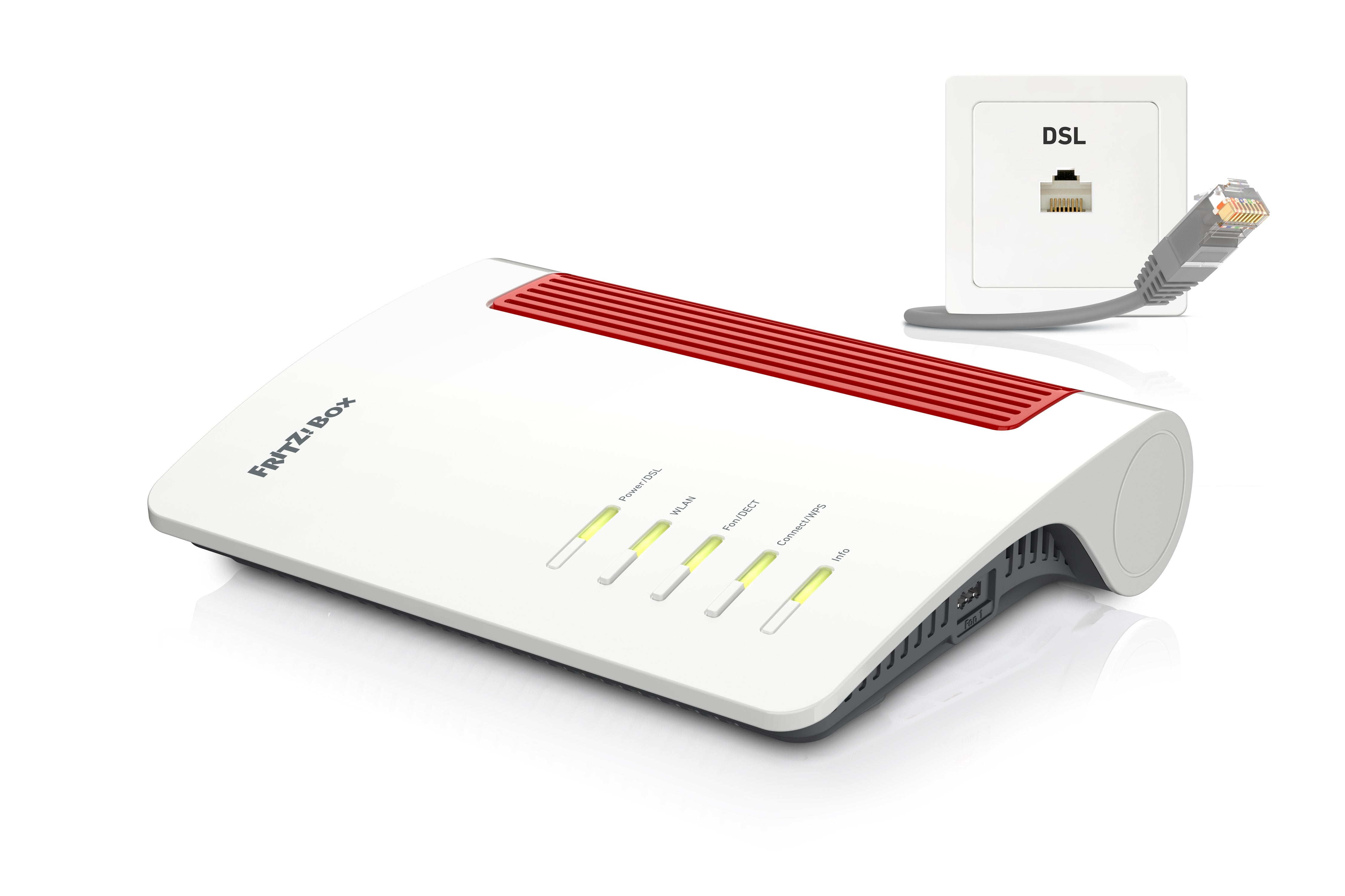 EAN 4023125030574 - Box FRITZ! 7690 router inalámbrico 2.5 Gigabit Ethernet Doble banda (2,4 GHz / 5 GHz) Blanco imagen 1