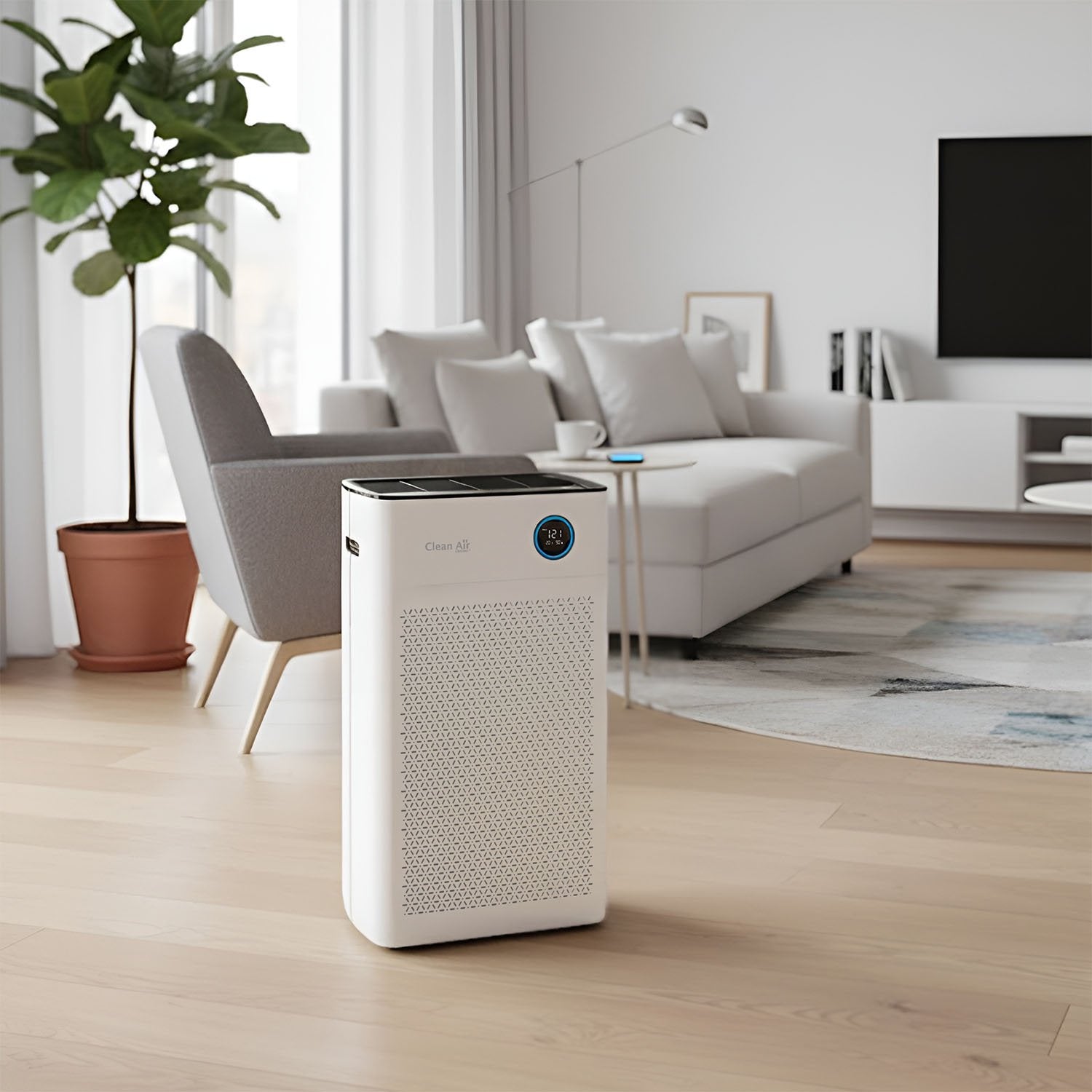 EAN 8718546312137 - Clean Air Optima CA510ProSmart purificador de aire 110 m² 55 dB 45 W Blanco imagen 7
