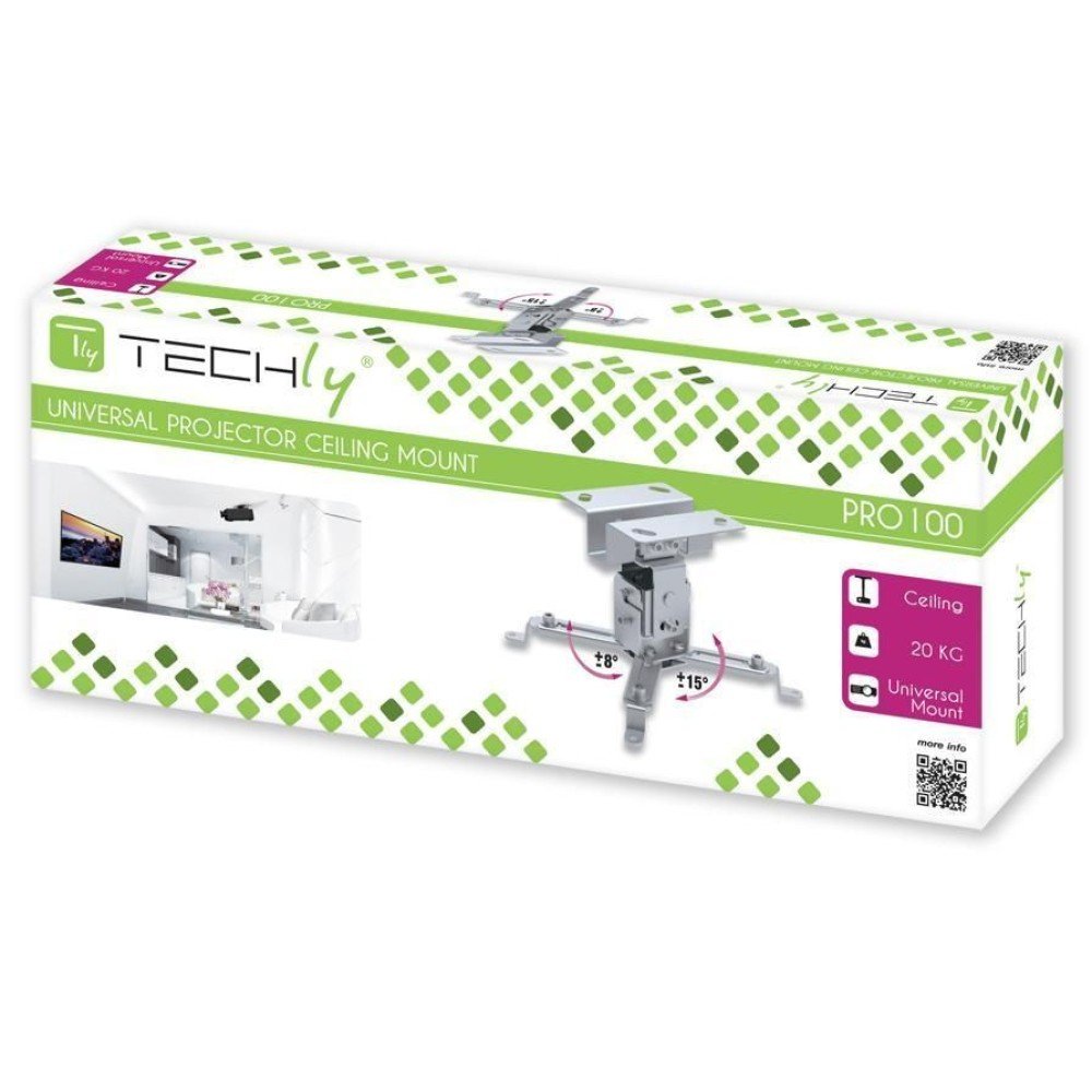 Techly Ica-Pm 2s Montaje Para Projector Techo Plata