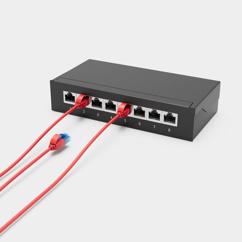Shiverpeaks Cable De Red Cable De Red Cat.6 U/Utp Slim Rojo 1m
