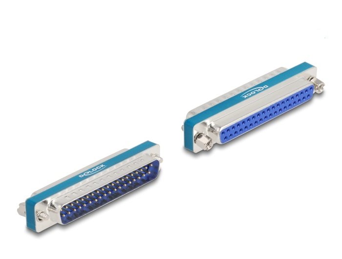 Delock 66551 Filtro De Supresión De Interferencias Rf/Emi D-Sub De 37 Pines Macho A Hembra Con Inductor De Paso Bajo
