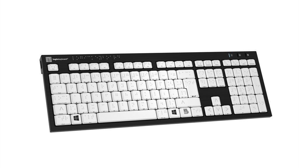 Logickeyboard Braille Nero Slim Fr (Pc)