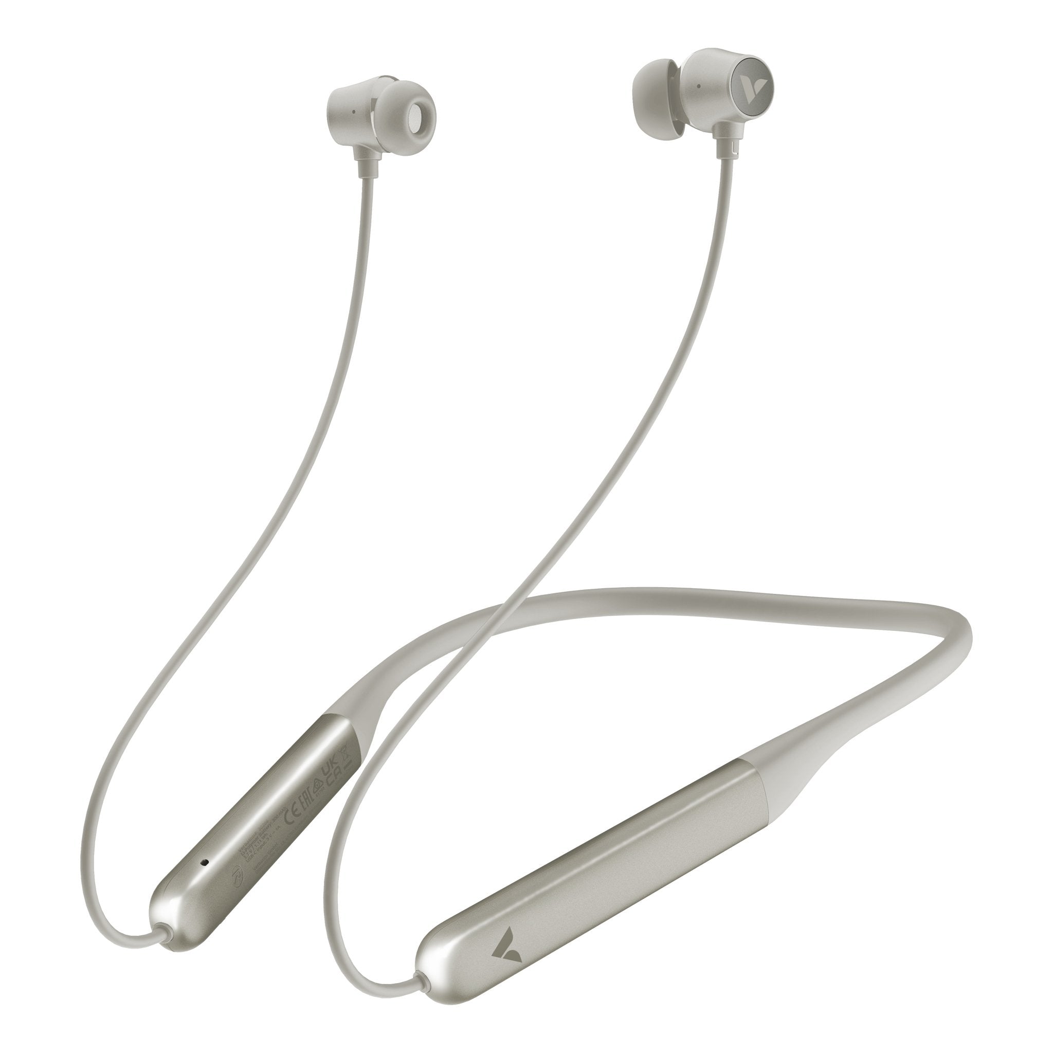 Trusound Anc Neckband Earbuds, Grey