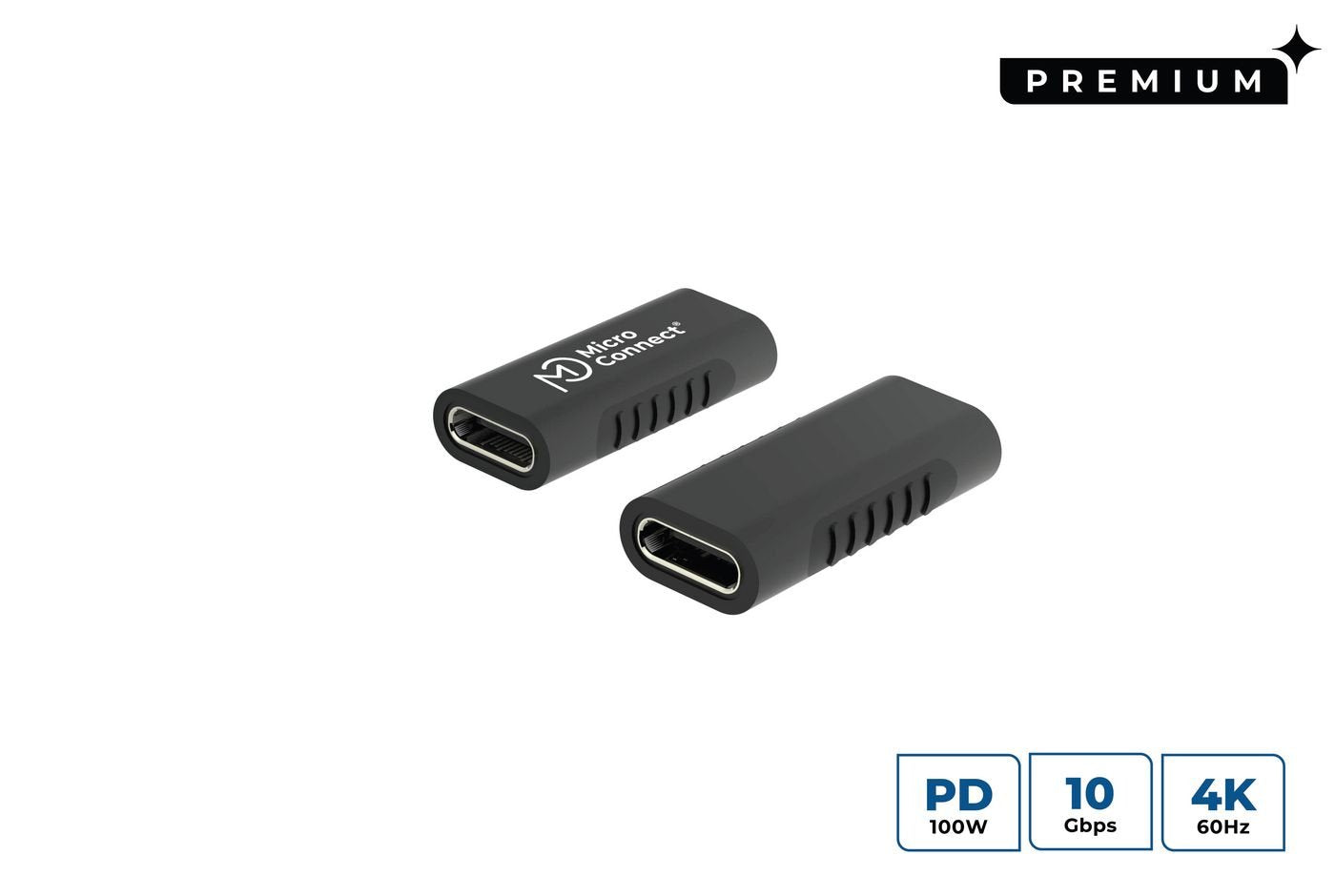 EAN 5704174892113 - Microconnect USB3.2CFFA cambiador de género para cable USB C Negro imagen 1