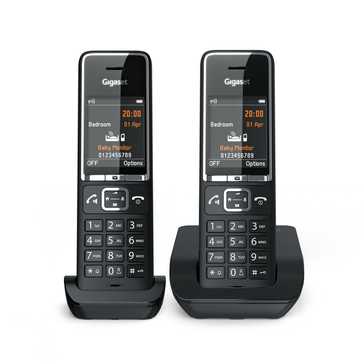 EAN 4250366866352 - Gigaset COMFORT 550 duo Teléfono analógico Identificador de llamadas Negro imagen 9