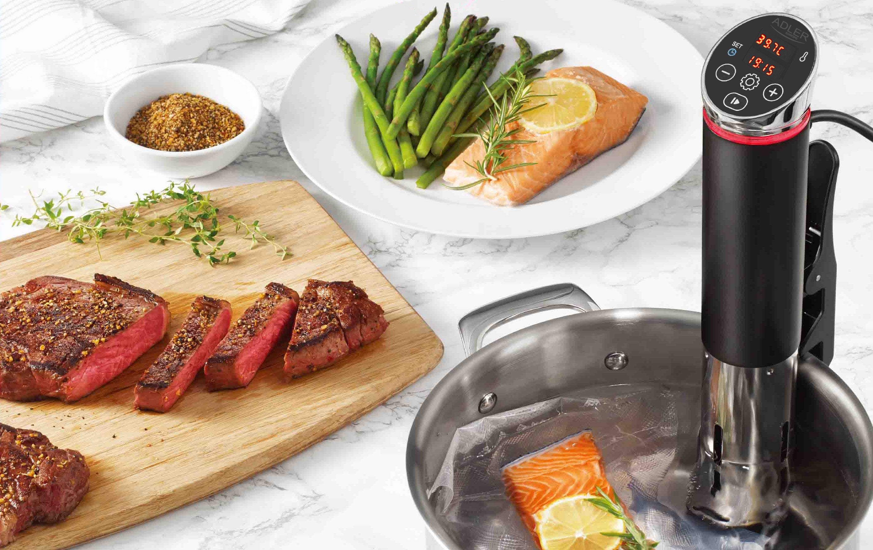 EAN 5903887804066 - Adler AD 6415 equipo para cocción sous-vide o al vacío a baja temperatura Horno de agua para cocción sous imagen 11