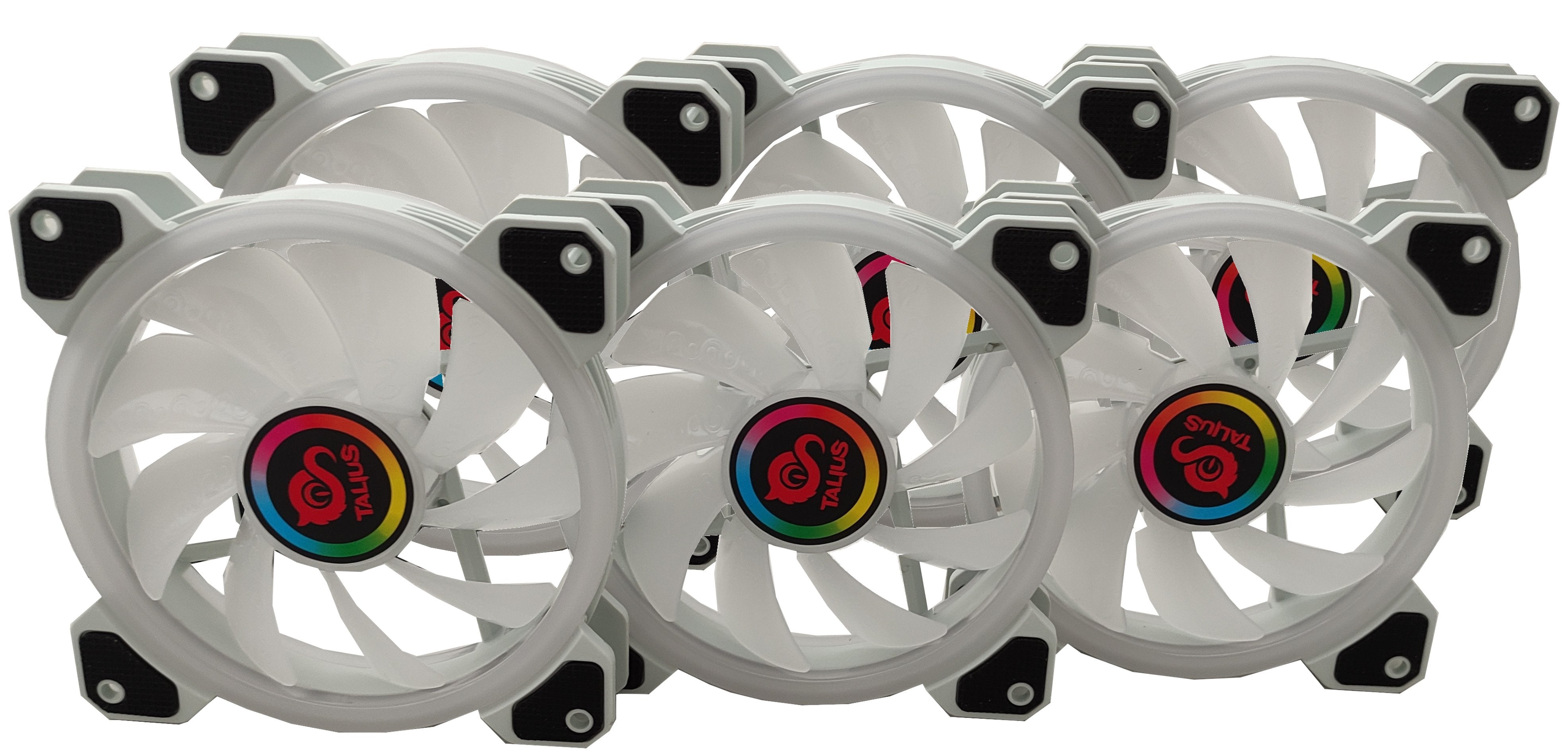 EAN 8436550236538 - TALIUS TAL-KIT06-WHT sistema de refrigeración para ordenador Carcasa del ordenador Ventilador 12 cm Blanc imagen 2