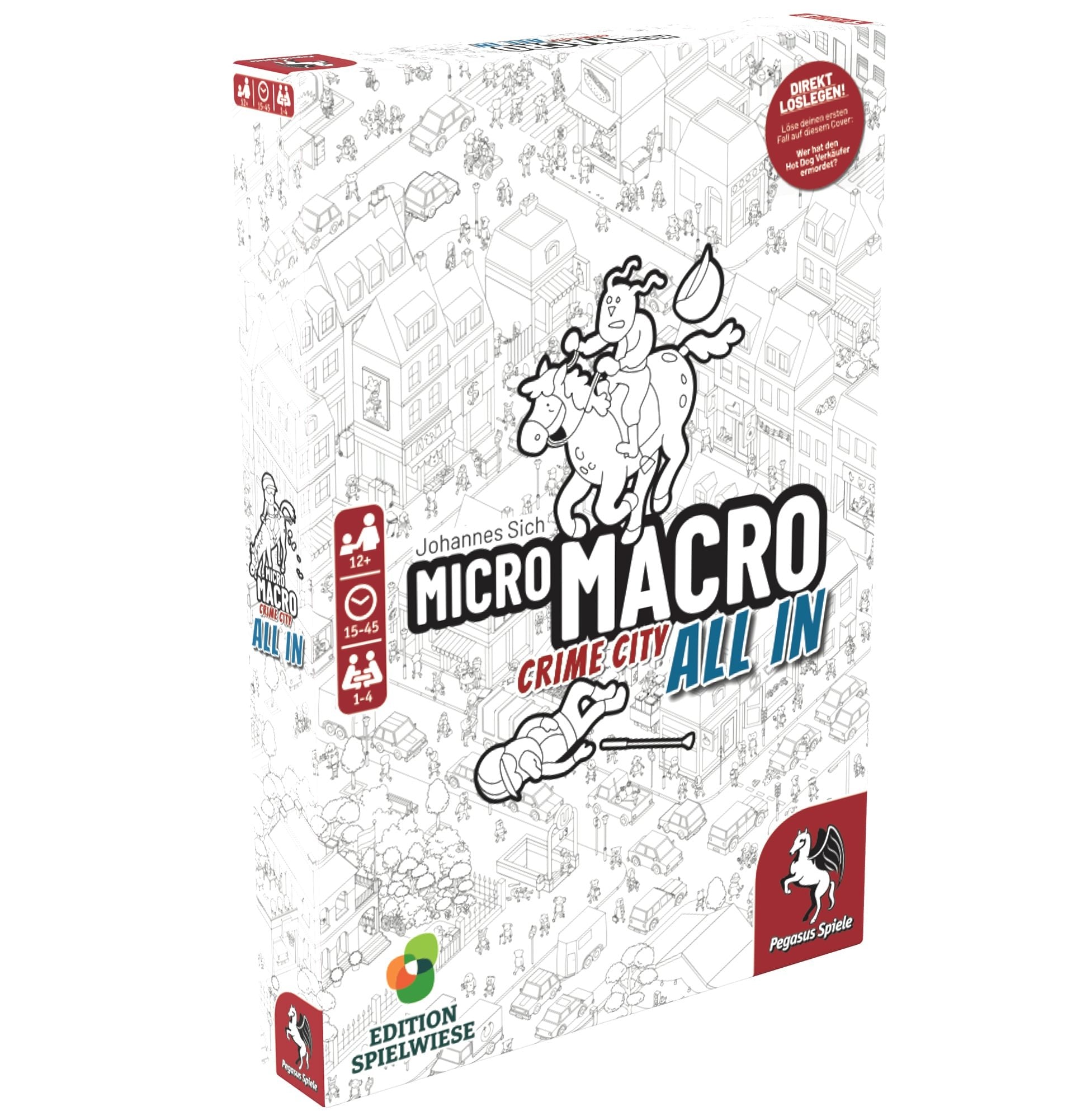 Pegasus Micromacro: Crime City 3 - All In, Juego De Mesa 59062g