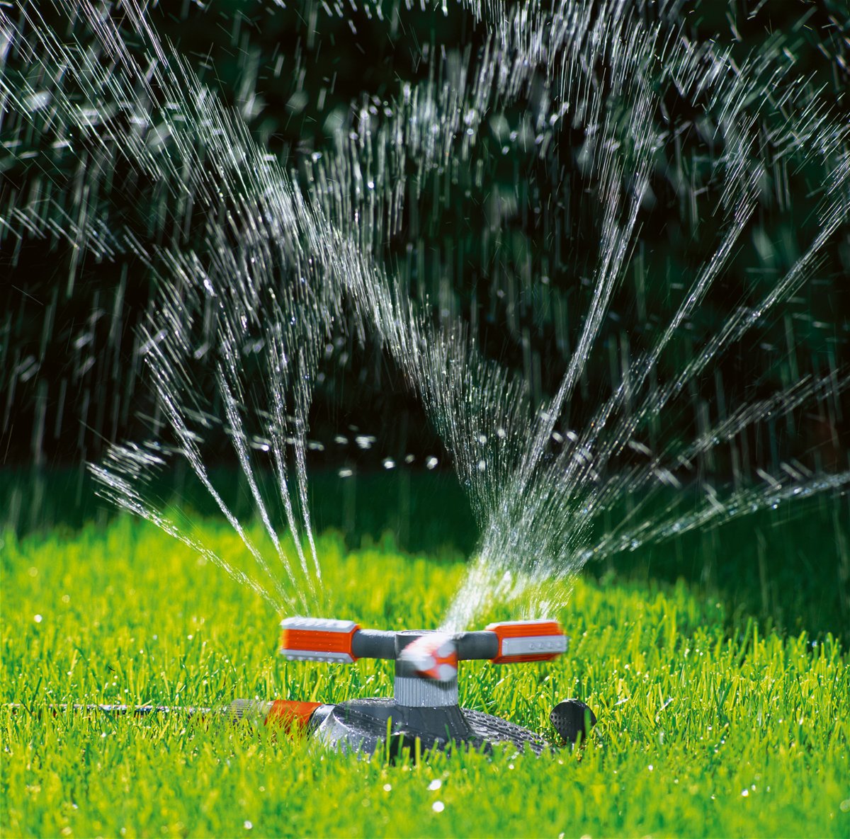 Gardena 2062-20 Rociador De Agua Rociador De Agua Circular Negro, Naranja