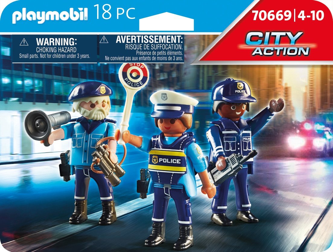 Playmobil Ciudad Set Figuras Policias